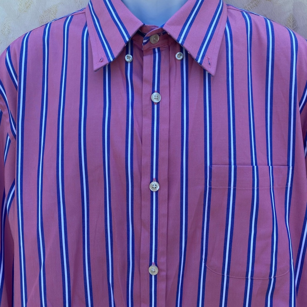 LINCS Size XL button down collared 100% cotton - Picture 7 of 10